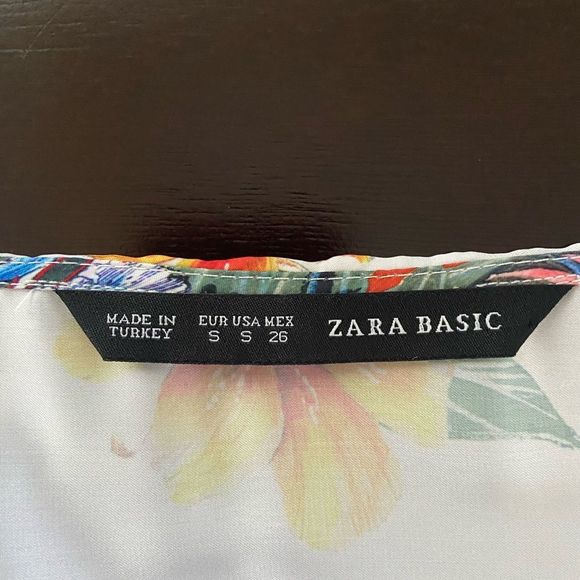 ZARA Kimono Floral Maxi Dress Boho Festival Vacation Beachwear Size Small - Picture 10 of 12